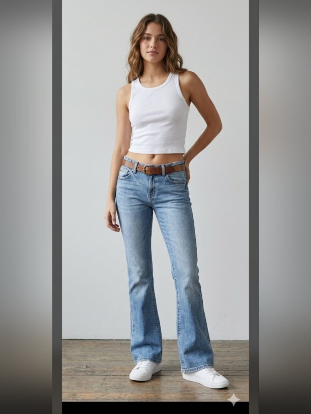 PacSun Jade Low Rise Light Wash Women's Boot Cut Jeans - 24 Small